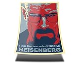 GREAT ART Red Blue Poster – Breaking Bad 'I am The one who Knocks'...