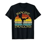 Imagine Fantasy Mythische Drachenflügel Jungen Mädchen Stil T-Shirt
