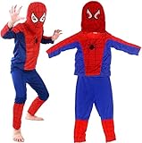 Miotlsy Spiderman Classic Spiderman Fancy Dress Costume Spiderman...