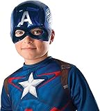 Rubie's offizielles Marvel Avengers Captain America Deluxe Kindermaske...