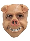 Fieses Schwein Maske - ideal für Halloween, Karneval, Motto- &...