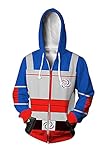 IOONCHI Hoodie Henry Cosplay Kostüm Hero Halloween Karneval Zip Up...