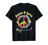 Hippie Tshirt Acidhead Woodstock Frieden Peace Hippi Hippy T-Shirt