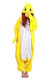 wotogold Damen Tier Ente Pyjamas Cosplay Kostüme Medium Gelb