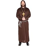 TecTake dressforfun Hochwertige Mönchsrobe Mönchskutte Herren Mönch...