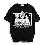 Anime The Promised Neverland Emma/Norman/Ray 3D Printed Short Sleeve...