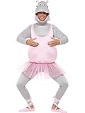 Smiffys Herren Kostüm Ballerina Nilpferd Hippo Karneval Fasching
