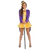 Fun Shack Lila Schokoladenfabrik Besitzer Kostüm für Damen,...