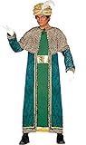 Guirca - Kostüm König Mago Baltasar für Erwachsene, Grün, L...