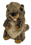 Inware 7589 - Kuscheltier Murmeltier Marmi, 21 cm, beige meliert,...