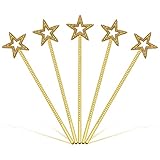 AIEX 5 Stück Prinzessin Stab Mädchen, 34cm Funkelnder Stern Stab...