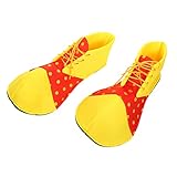 ABOOFAN Halloween Clown Schuhe Polka Dot Schuhe Clown Cosplay Kostüm...