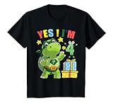 Kinder Schildkröten-Kostüm zum 4. Geburtstag mit Aufschrift 'Yes I'm...