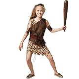 dressforfun 900569 Schickes Steinzeitmädchen, Steinzeitliches, kurzes...