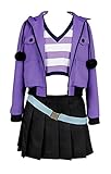 Fate/Apocrypha FA Rider Astolfo Kleid Jacke Cosplay Kostüm Lila Damen...