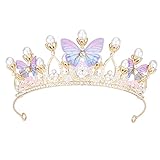 Kristall Tiara für Mädchen damen,Prinzessin Krone...