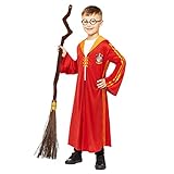 Amscan - Kinderkostüm Gryffindor Quidditch Robe aus Harry Potter,...