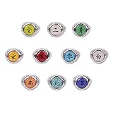 I3C 10pcs Akatsuki Ringe, Anime Zubehör für Cosplay Itachi Uchiha...