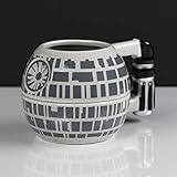 Star Wars 3D Tasse Todesstern grau, bedruckt, 100% Keramik,...