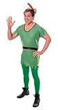 Bristol Novelty AC029 Robin Hood/Elf Kostüm, Braun
