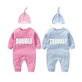 culbutomind baby Zwillinge Baby Bodys Doppel Ärger süßes Outfit mit...