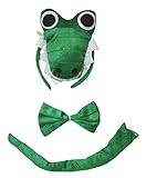 Petitebelle 3D Crocodile Alligator Stirnband Bowtie...