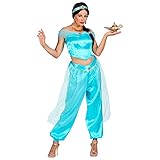 Widmann - Kostüm Arabische Prinzessin, Top, Hose, Kopfband, Karneval,...
