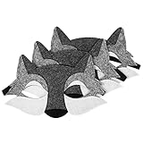 STOBOK Wolf Fühlte Halb Tier Maskerade Masken Cosplay Requisiten für...