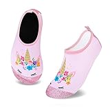 Kyopp Badeschuhe Kinder Wasserschuhe Mädchen Jungen Aqua Barfuss...