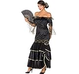 Rubie's 13461-42 Damen Kostüm Flamenco Spanierin Tänzerin Kleid...