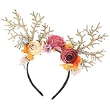 Homoyoyo Weihnachten Geweih Stirnbänder Blume Geweih Stirnbänder...