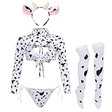 Damen Sexy Maid Cosplay Dessous Milchkuh Kostüm Kawaii Anime Bikini...