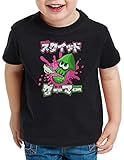 A.N.T. Squid Gamer T-Shirt für Kinder Shooter Gamer, Farbe:Schwarz,...