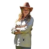 Krause & Sohn Damen Kostüm Königin des Dschungels Bluse beige...