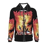 Manowar-Kings-of Metal Zip Up Hoodie Merch Jungen Boys Girls...