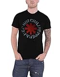Red Hot Chili Peppers Stencil Black Männer T-Shirt schwarz L