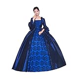 Damen Marie Antoinette Kostüm Rokoko Ballkleid Gothic Viktorianisches...