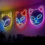 nezababy 3 x Dämonen-LED-Masken, Kostüm-Requisiten, japanischer...
