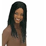 NET TOYS Rasta Perücke Damen Nara Reggae Zöpfe Rastaperücke Jamaika...