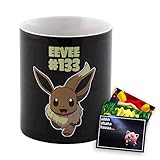 Pokemon Heat Change Tasse mit Motiv Evoli Evolutionen und exklusive...