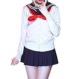 Fiamll Sailor Schuluniform Zurück zur Schule Kleid mit Pullover...