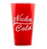 Fallout Premium Glas Nuka Cola - rot, Bedruckt, aus Glas,...