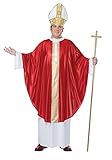California Costumes Übergröße Papst Kostüm, Weiß, Rot, Mehr