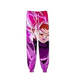 PERSIMONE Herren Dragon Ball Hose 3D Bedruckte Joggerhose Lässige...