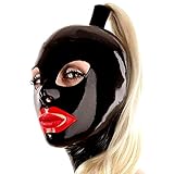 LBYLYH BDSM Bindemaske Mund Und Augen Der Nase Offener Reißverschluss...