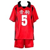 Nekoma Uniform Cosplay Costume Halloween Kozume Kenma Shirt and Shorts...