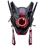 AMOC Maske. Future Punk Helmmaske mit Zwei Flügelpaaren...