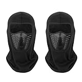 TAGVO Warmsturmhaube Gesichtsmaske mit atmungsaktivem Mesh Silikon...