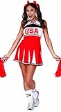 FIESTAS GUIRCA Superstar Cheerleader Kostüm Damen - Größe S 36 –...