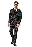 OppoSuits Stilvoll bedruckter Herrenanzug - Go-to-Outfit für...